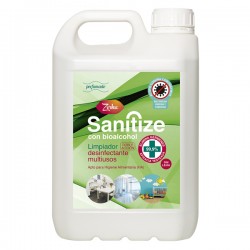 Zorka Sanitize con Bioalcohol – Limpiador desinfectante multiusos. Apto para Higiene Alimentaria (HA) 5 Lts.