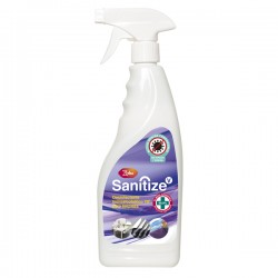 Sanitize-V – Limpiador desinfectante multisuperficies 750 Ml. (12 Unidades)