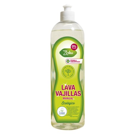 Lavavajillas Manual Ecológico Zorka 750 Ml. (Caja 12 Unidades)